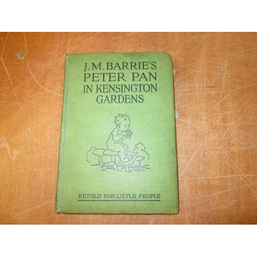 103 - Single Volume : Peter Pan in Kensington Gardens by J M Barrie, retold by May Byron, ill. A Rackham, ... 