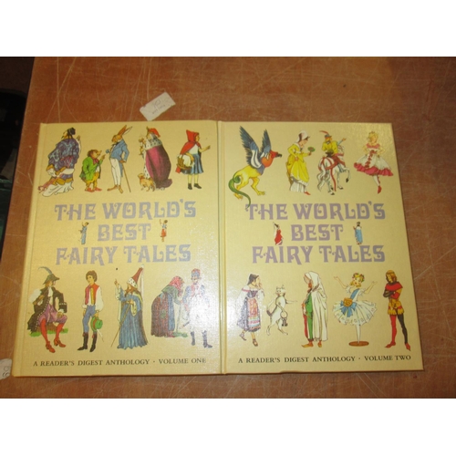 106 - Single Volume : The Worlds Best Fairy Tales, editor B Becker Sideman, illus F Kredel, 2 x hardbacks ... 