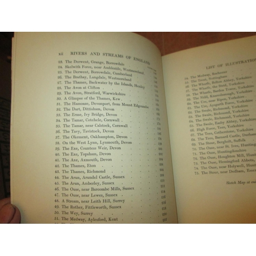 116 - Single Volume : Rivers and Streams of England, text a G Bradley, illus. Sutton Palmer, pub. Adam & C... 