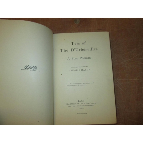 118 - Single Volume : Tess of the D'Urbervilles (A Pure Woman) by Thomas Hardy pub. Macmillan & Co. 1902