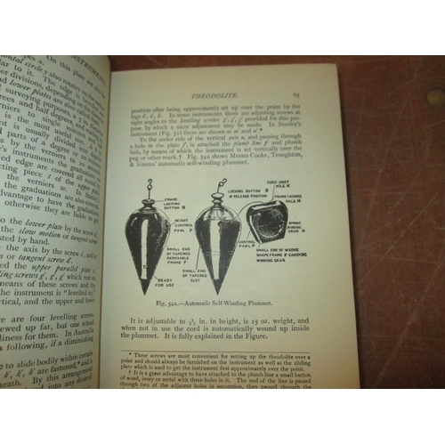 126 - Single Volume : Surveying, as practised by Civil Engineers and Surveyors by John Whitelaw pub Crosby... 