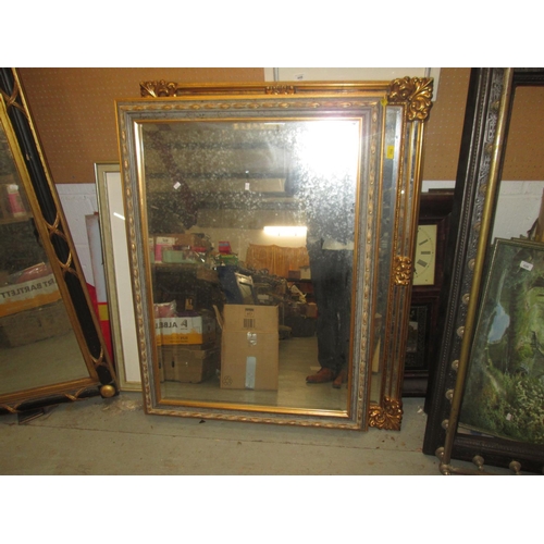 279 - Large giltwood mirror 118 cms x 85 cms