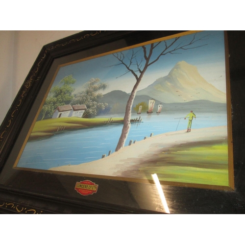 216 - Pair of early 20th century Chinese gouaches in Sincere Company of Shanghai frames