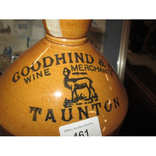 305 - Stoneware flagon : Goodhind of Taunton 36 cms