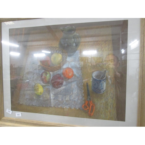 319 - Pastel still life by Mary Beresford Williams