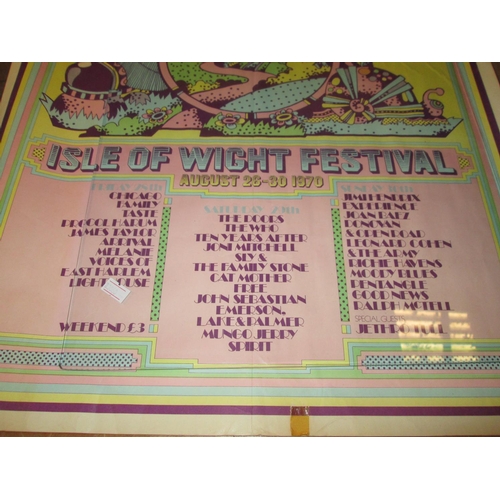 530 - Original 1970 Isle of Wight festival poster