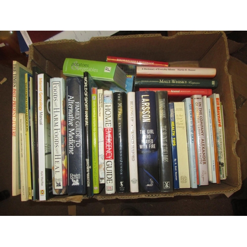 500a - Box of various modern non fiction books