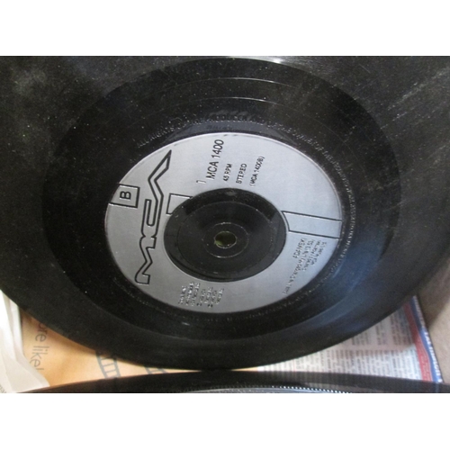 48 - Carton of records 45s : 1960s- 1980s pop, all without sleeves