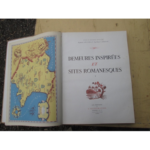 11 - Single volume : Demeures et Inspirees et Sites Romanesque, hardback architectural interest