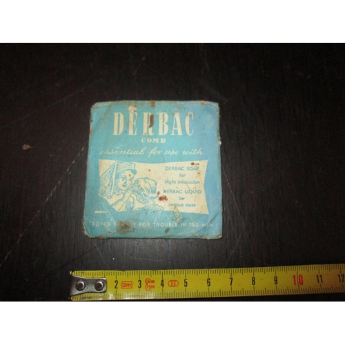 28 - Vintage advertising  comb for use with Debac soap