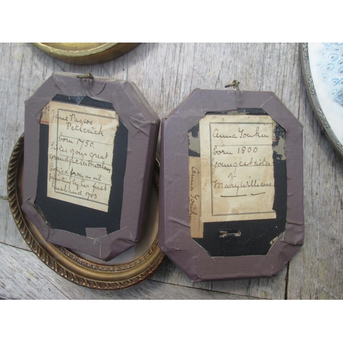 1 - Collection of miniature picture frames and miniature prints from the 20th century