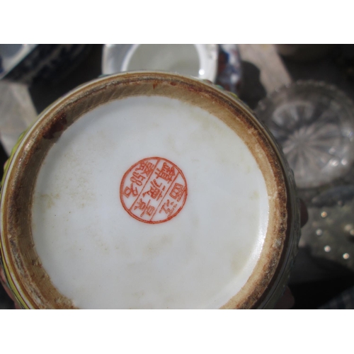 5 - Collection of assorted damaged and other Victorian and later pottery, plated ware, brass etc.