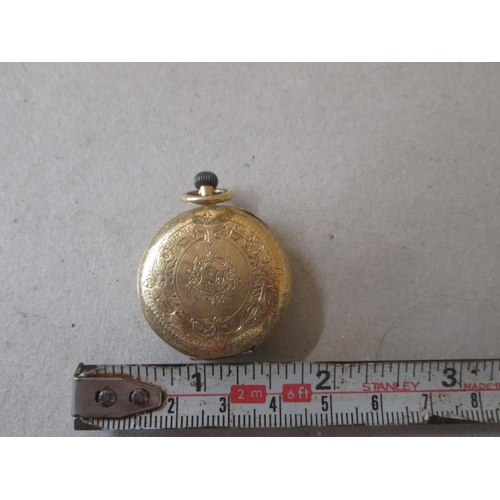 16 - Late 19th / early 20th century ladies fob watch in 18 ct gold case