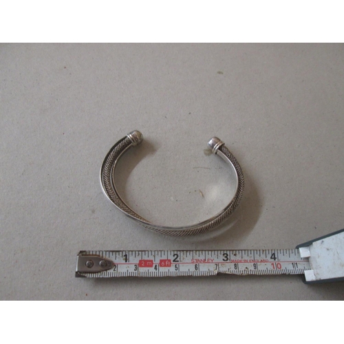 38 - 925 silver bangle bracelet