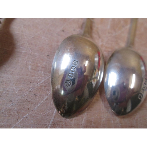 56 - Set of five silver gilt Langland Golf club teaspoons Birm. 1935 Barker Brothers Silver Ltd 82 g