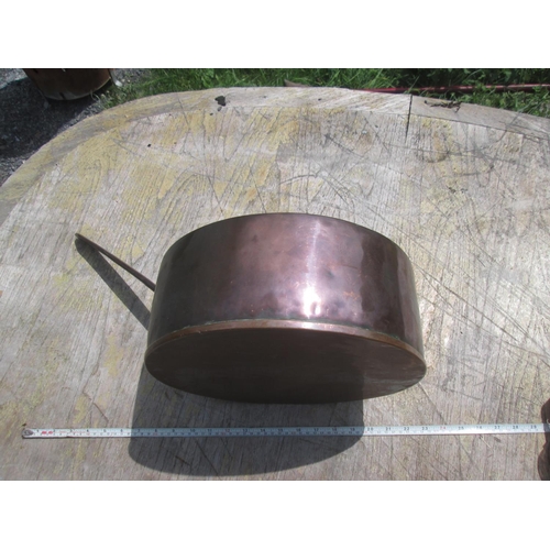 82 - 19th century copper saucepan