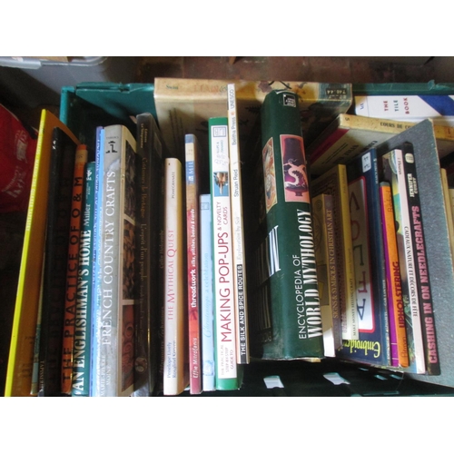 252 - Box of books : craft and history themed