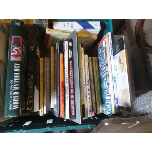 252 - Box of books : craft and history themed