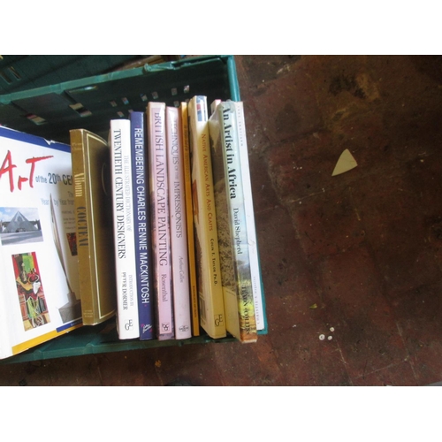 258 - Box of books : art