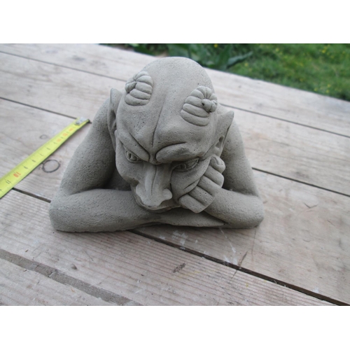 349 - Composite stone garden ornament : Little Devil