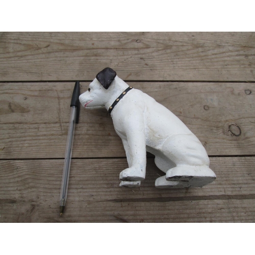 366 - Cast iron HMV dog ornament