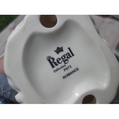 397 - Regal Porcelain figure, matt and gloss glaze