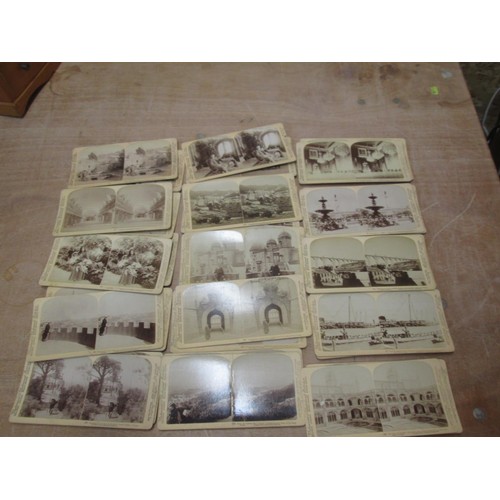 431 - 39 x black and white stereoscopic viewcards : tourist destination of Europe