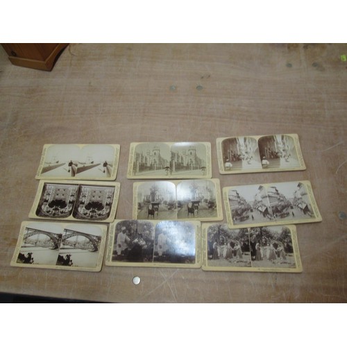 431 - 39 x black and white stereoscopic viewcards : tourist destination of Europe