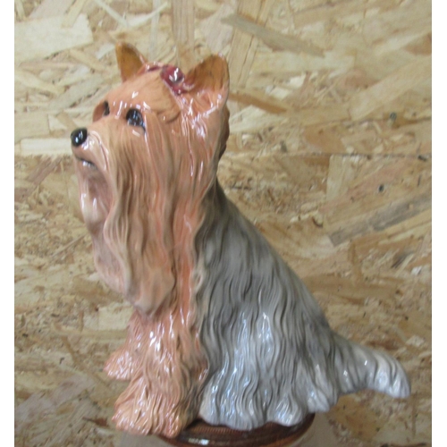 433 - Larger Model of a Beswick Yorkshire Terrier, note good ear restoration