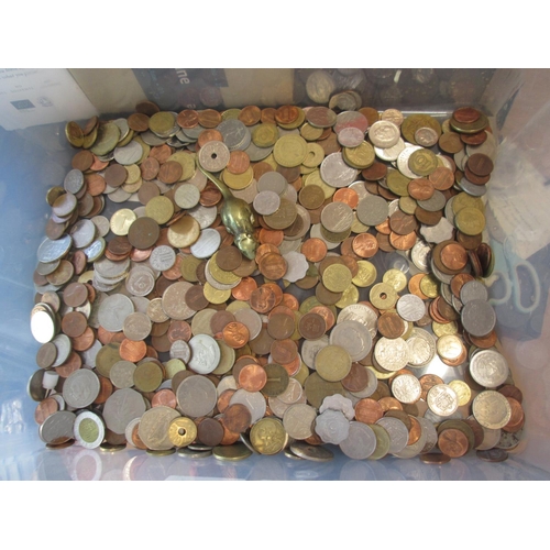 472 - Coins of the world, all from circ. some current or exchangeable