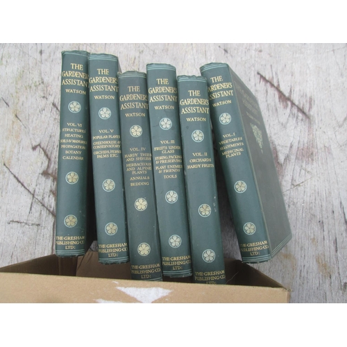 576 - Gardeners assistant in 5 volumes and watercolour