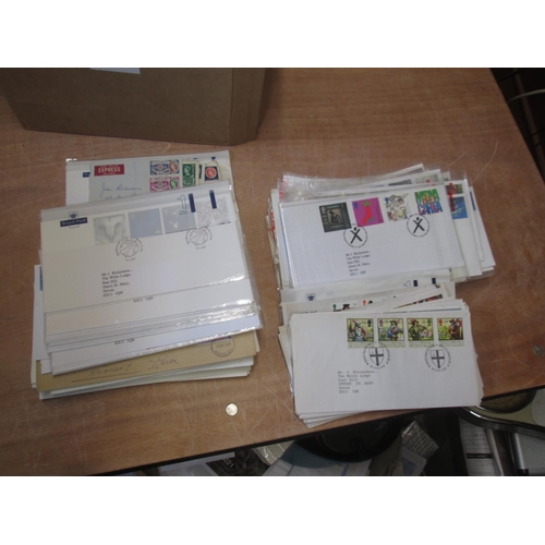 5 - Some earlier stamp covers as part of a collection of 300 GB First Day Covers & other stamp covers 19... 