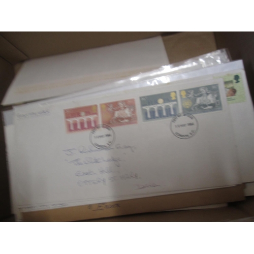 5 - Some earlier stamp covers as part of a collection of 300 GB First Day Covers & other stamp covers 19... 