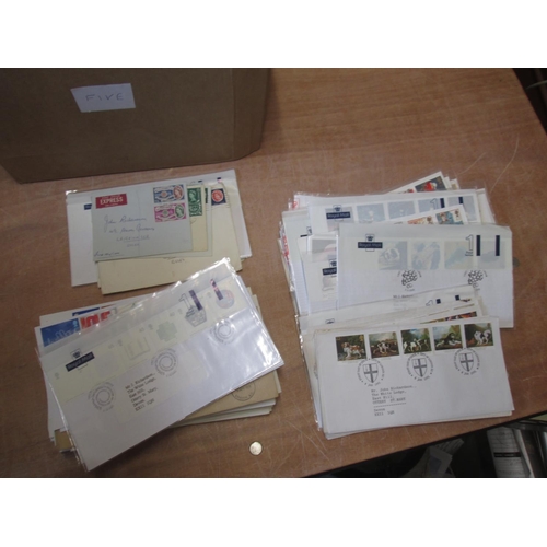 5 - Some earlier stamp covers as part of a collection of 300 GB First Day Covers & other stamp covers 19... 