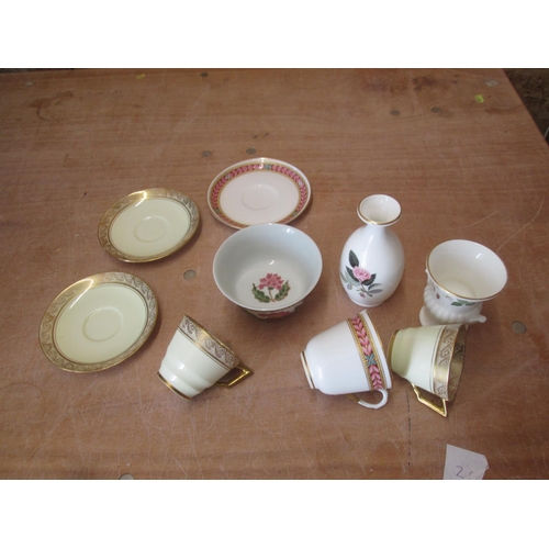 14 - Assorted pottery tea ware : Wedgwood etc.