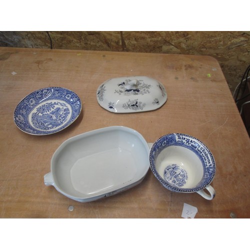 38 - Copeland tureen and damaged lid etc.