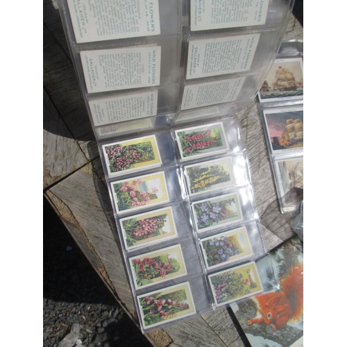 424 - Variety of loose cigarette cards and some fixed in albums