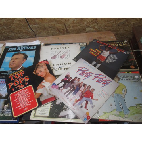 102 - Array of records, easy listening and pop, along with a selection of Mabelleine Record pressings with... 