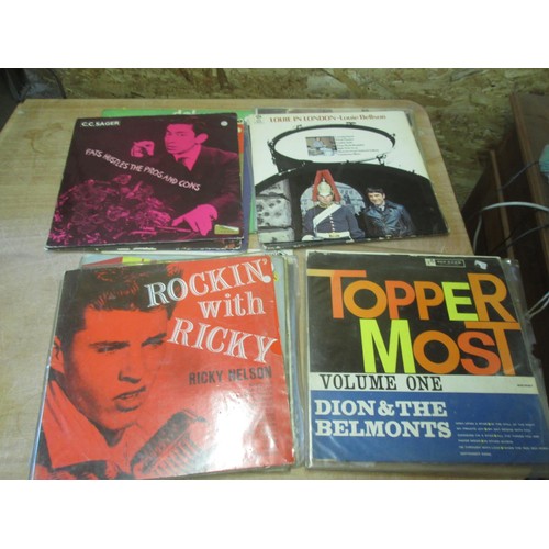 113 - 18 x records : classic artists from the 1960s Cliff Richard etc.