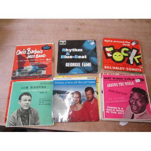 124 - Various EPs from the 1960s onwards, with some empty EP cases (not photographed to avoid confusion)