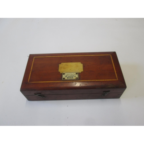 233 - Early 20th century W R Loftus Re Adjusted Hydrometer in mahogany case