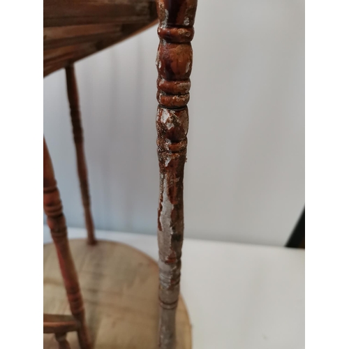 292 - 20th century Apprentice piece modelled as a spiral staircase (Display interest) 60 cms x 35 cms