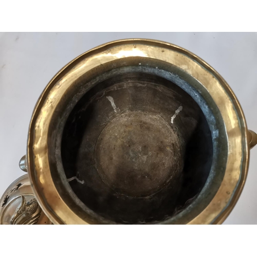 294 - 20th century Japanese Koro censor with Elephant feet, decorated with dragons chasing a flaming pearl... 