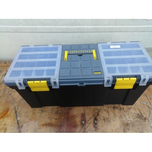 329 - Tool box and long reach screwdrivers