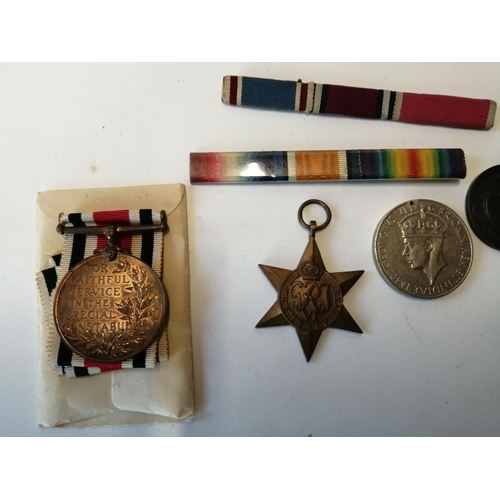 357 - Various military interest medals : Special Constable Medal awarded to Richard W Hebron