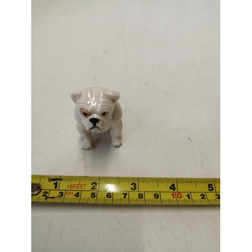 182 - Beswick figure of a dog : Bulldog gloss glaze in good order