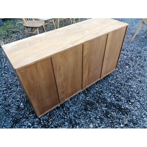 3 - Light Ercol sideboard on ball wheels