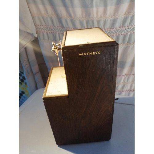 79 - Vintage advertising piece : Watneys beer, modelled as a cabinet with gas and barrel