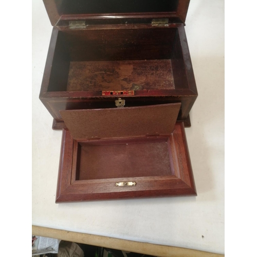 329 - 2 x vintage wooden boxes