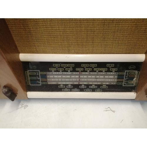 357 - Vintage walnut case radio